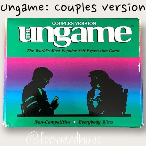 Vintage | The Ungame | Couples Version | Pocket Size - Picture 1 of 9